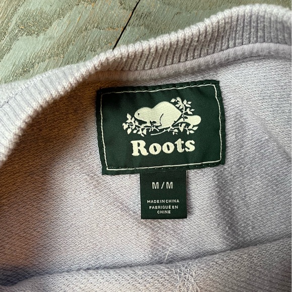 Roots lavender short sleeve sweatshirt dress | size medium - Picture 6 of 6